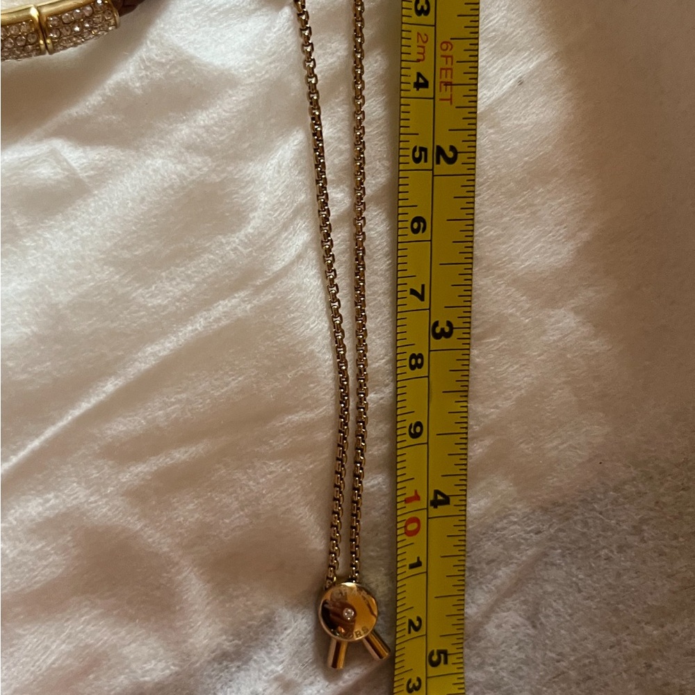 Michael Kors Tortoise and Gold-tone Maritime Link Bracelet (only) - Picture 5 of 11